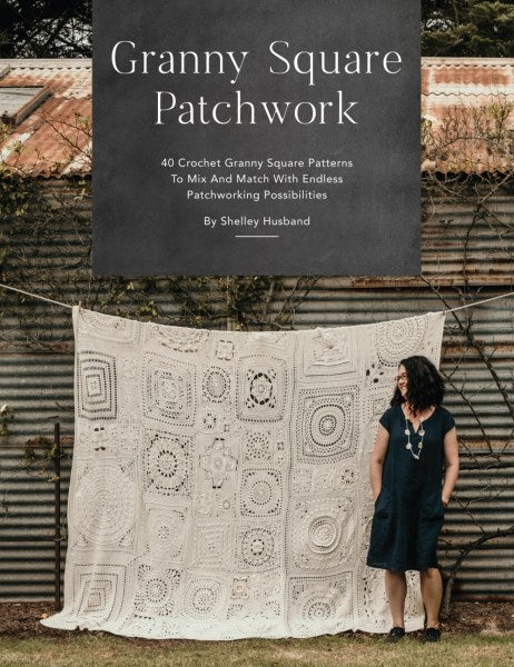 Granny Square Patchwork - UK Terms - Pattern Book - Paperback