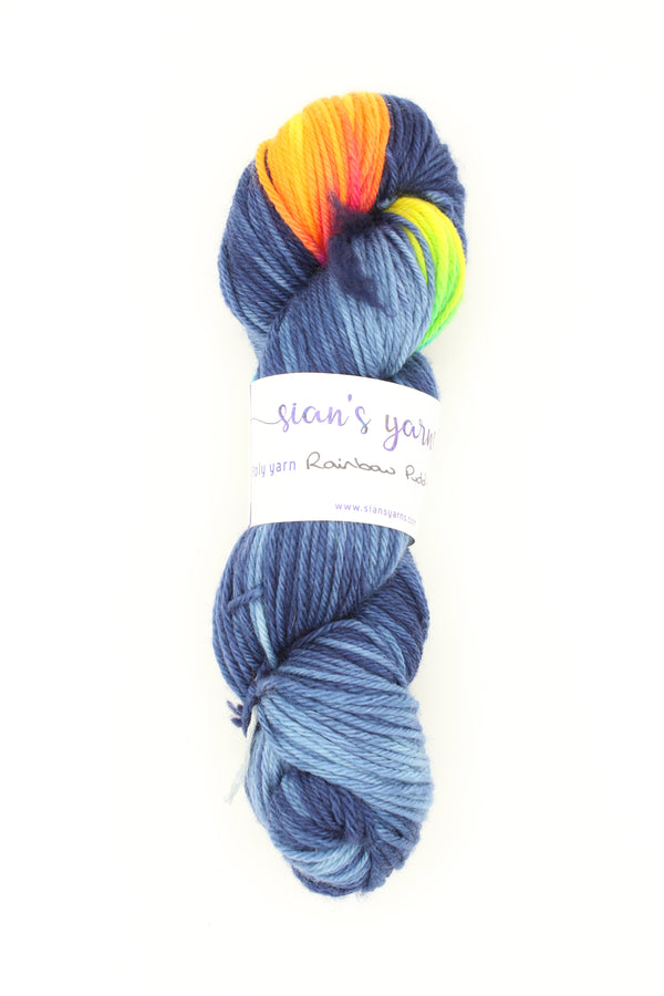 Sian's 8 ply - Rainbow Puddles