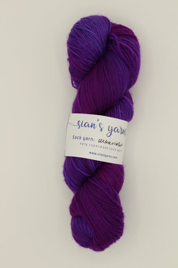 Sock Yarn - Ultraviolet