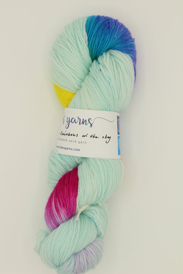 Sock Yarn - Rainbows in the Sky