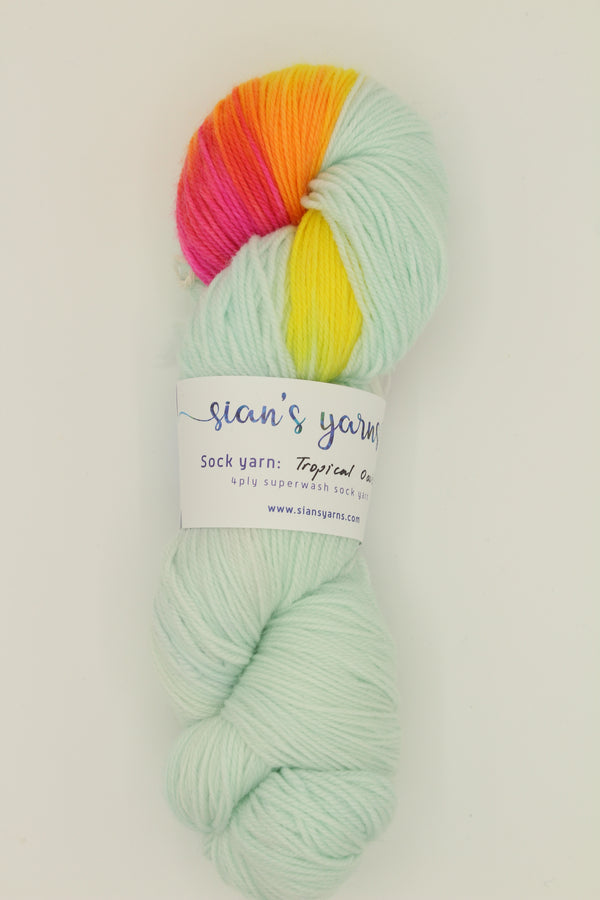 Sock Yarn - Tropical Oasis