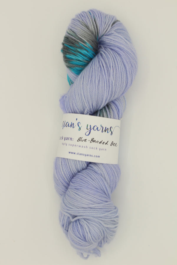 Sock Yarn - Blue Banded Bee