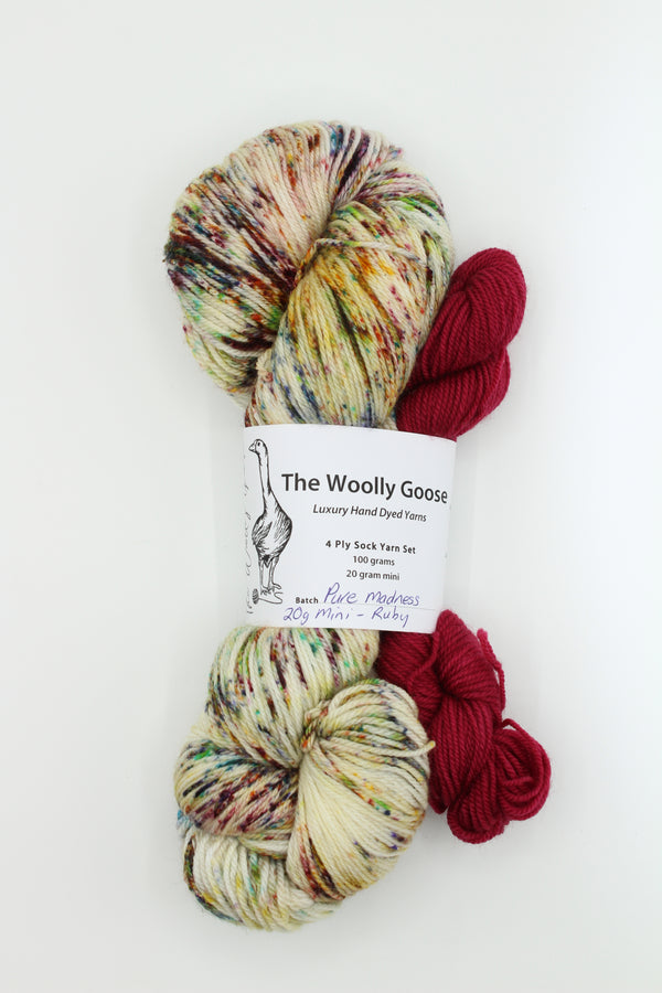 Goose's 4ply - Sock Yarn Set - Pure Madness